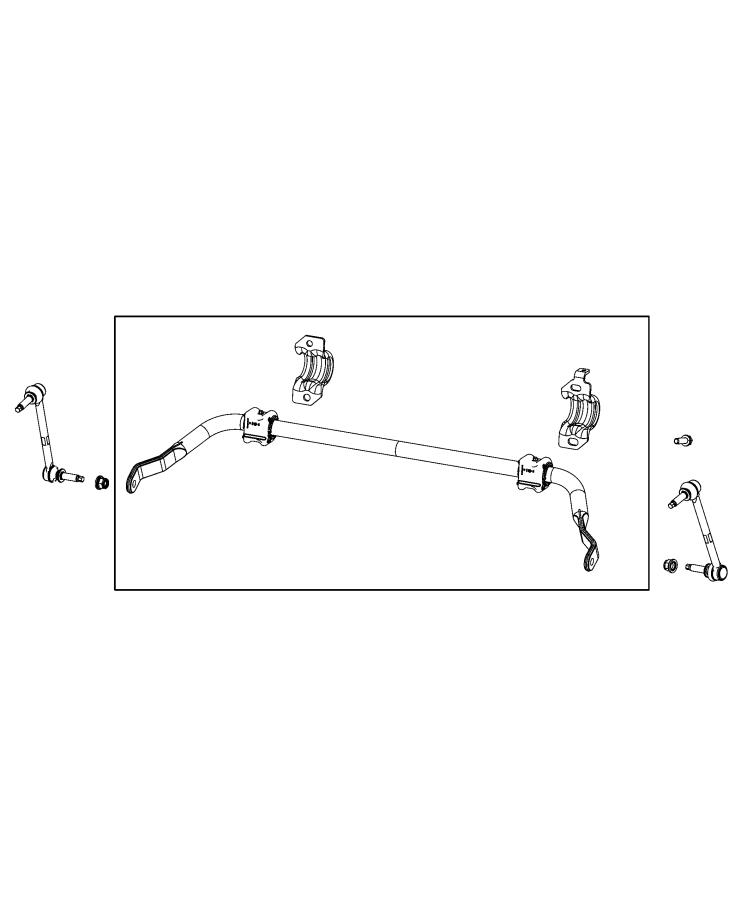 Diagram Stabilizer Bar, Front. for your 2003 Chrysler 300  M 