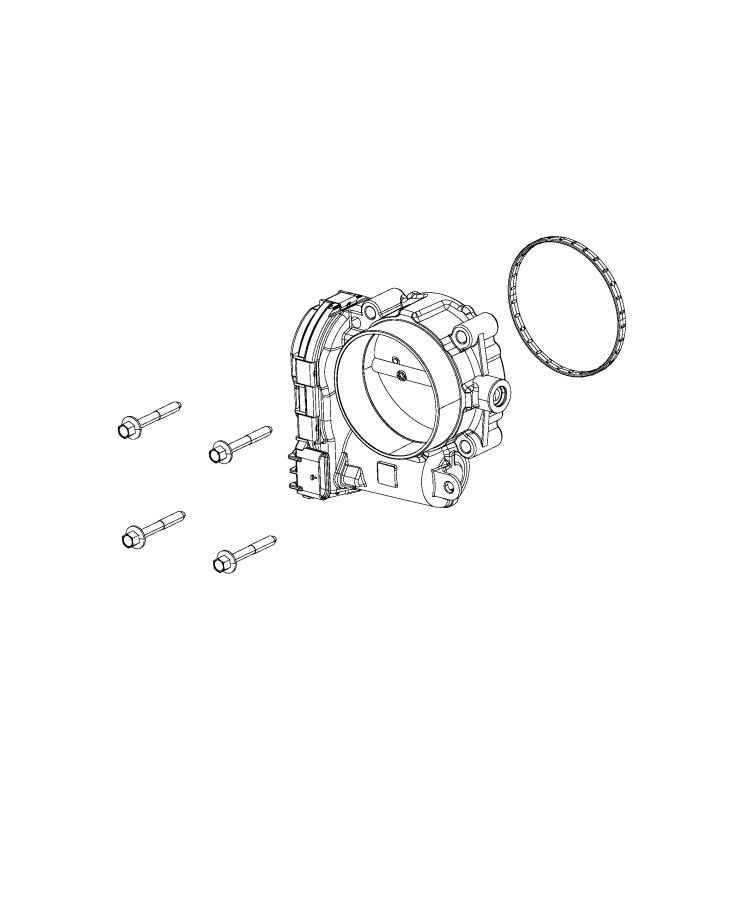 Diagram Throttle Body and Related Parts. for your Jeep Wrangler  