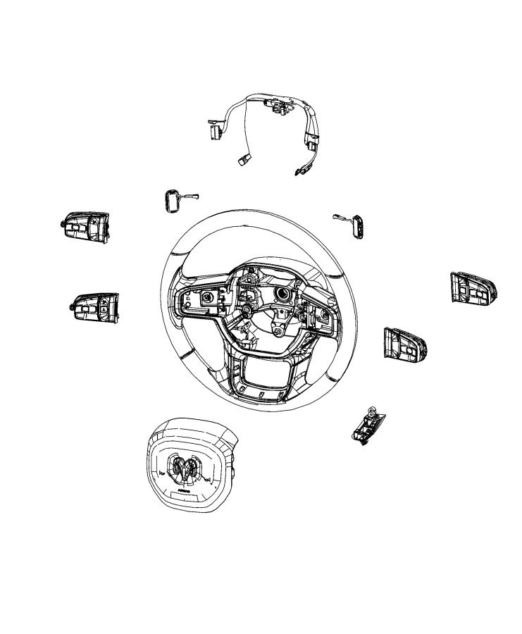 Switches, Steering Wheel. Diagram