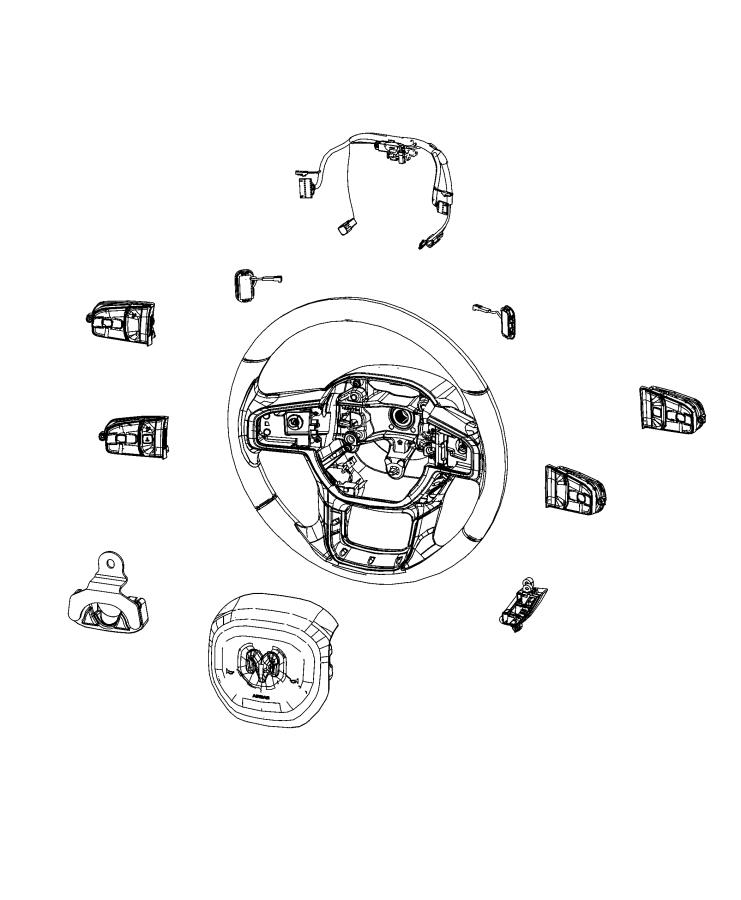 Switches, Steering Wheel. Diagram