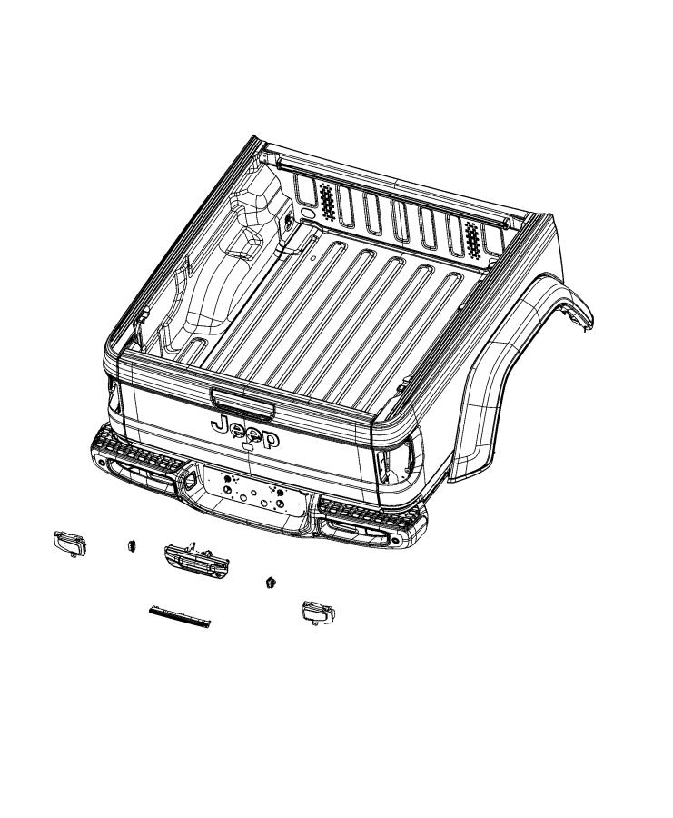 Diagram Lamps, Rear. for your Chrysler 300  M