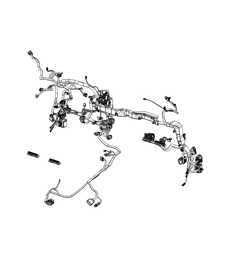 Diagram WIRING, INSTRUMENT PANEL. for your 2020 Chrysler Voyager   