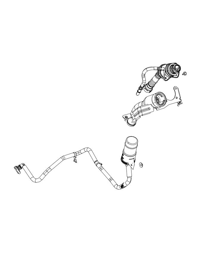 Diagram Fuel Tank Filler Tube and Related Parts. for your Jeep