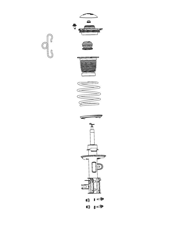 Diagram Suspension, Front, Springs, Shocks, Control Arms. for your Dodge