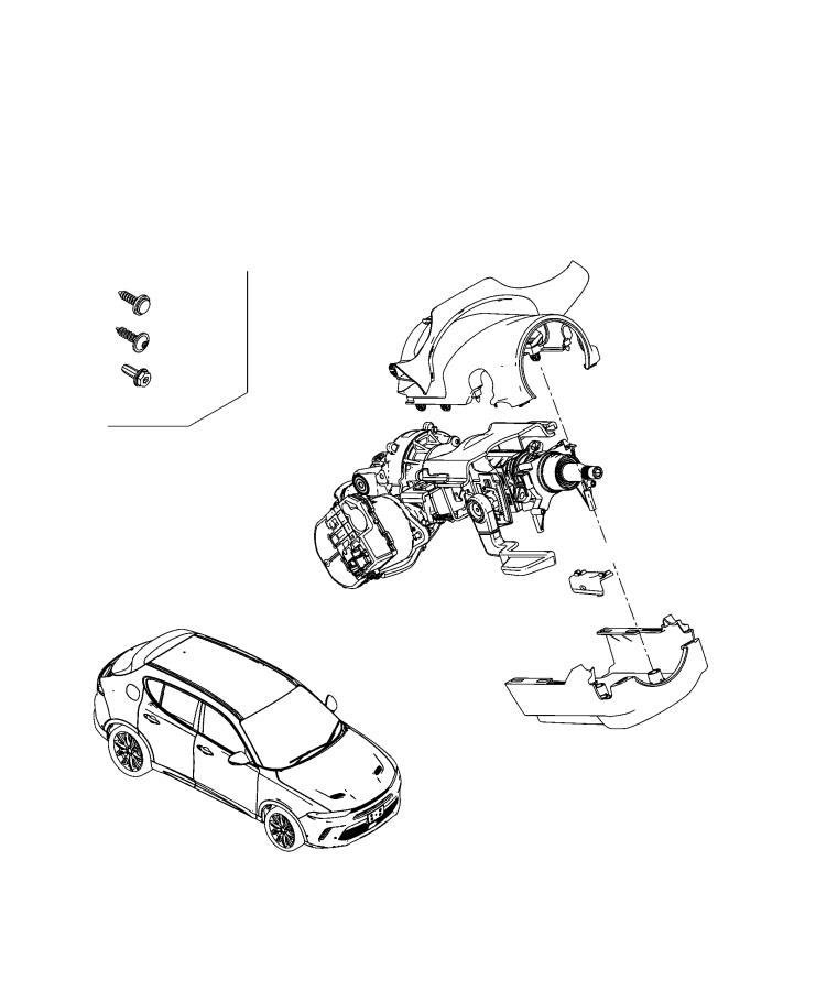 Steering Column. Diagram