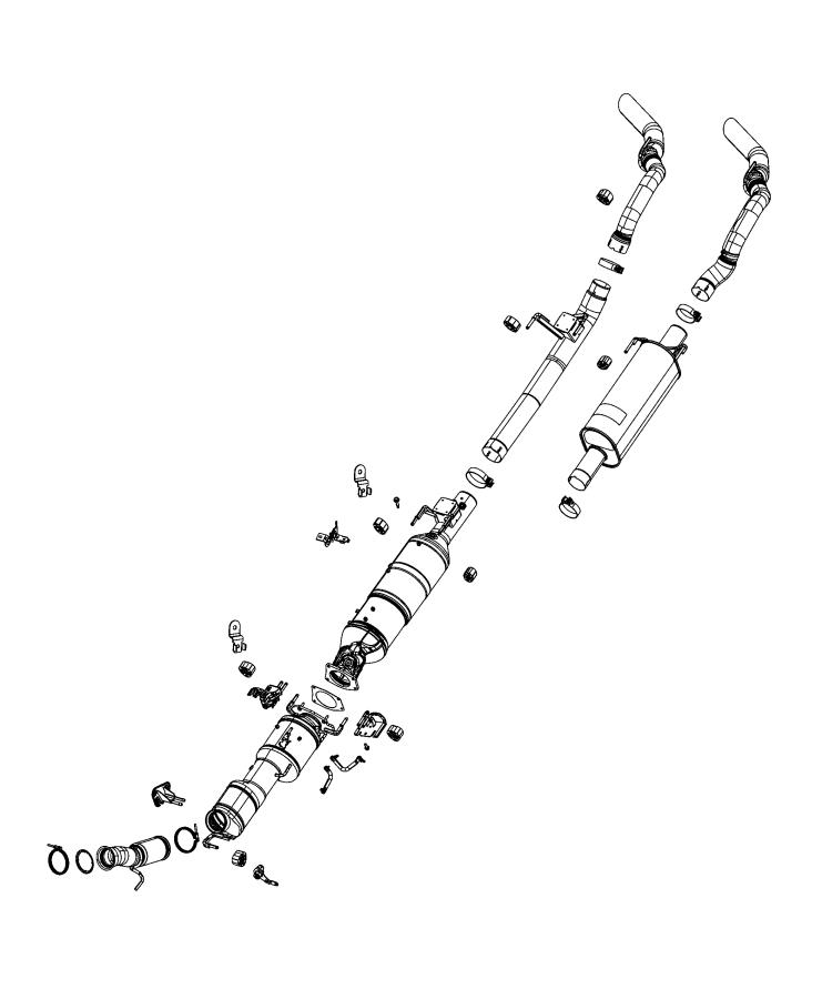 Diagram Exhaust System. for your Chrysler