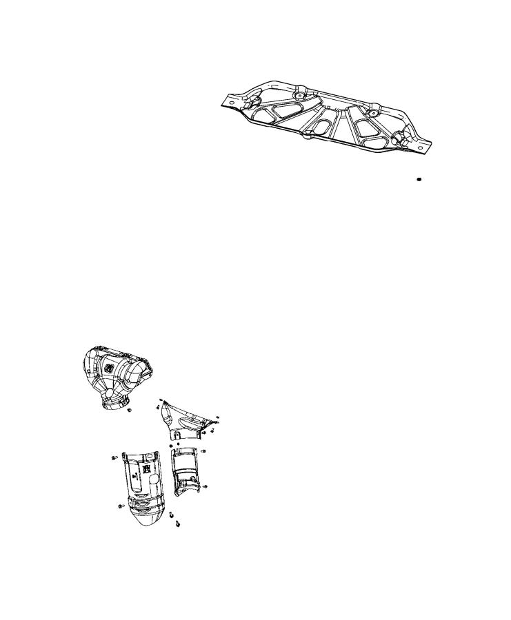 Exhaust Heat Shields. Diagram