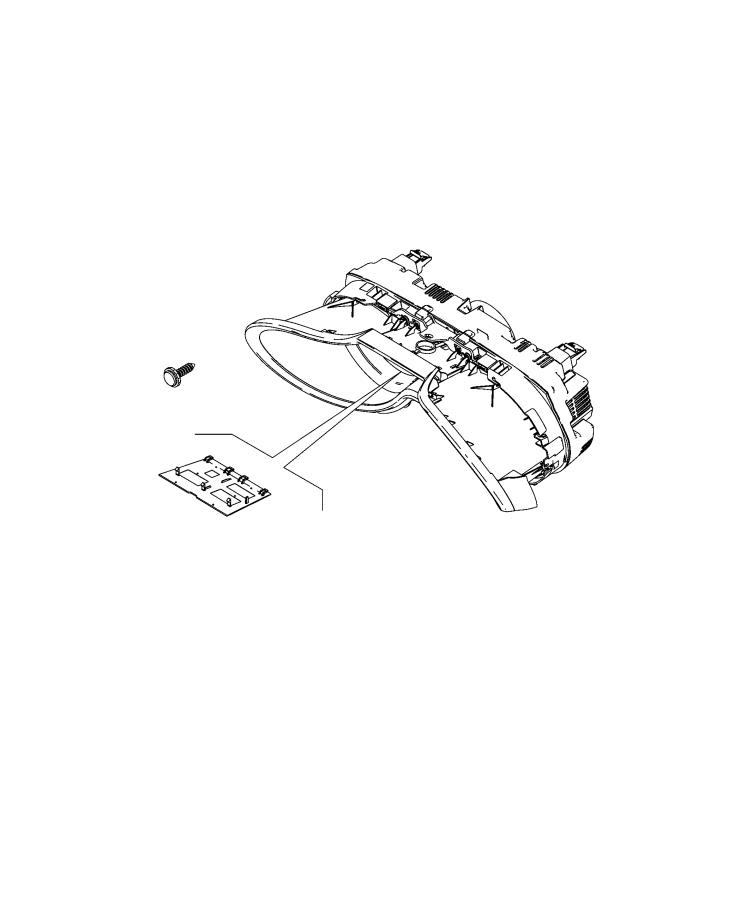 Diagram Instrument Panel Cluster. for your Dodge