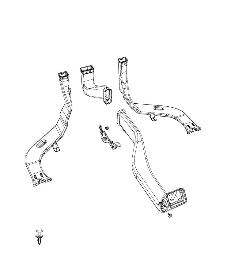 Diagram Ducts, Rear. for your Chrysler 300  M