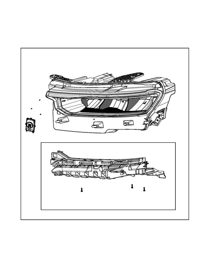 Lamps, Front. Diagram