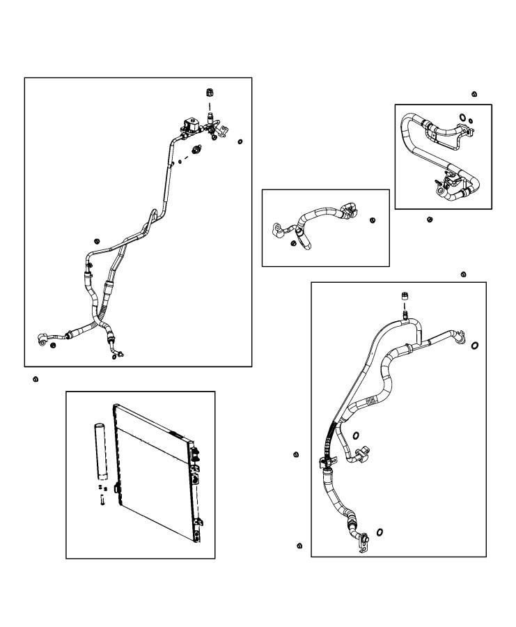 Diagram A/C Plumbing. for your 2004 Chrysler 300  M 