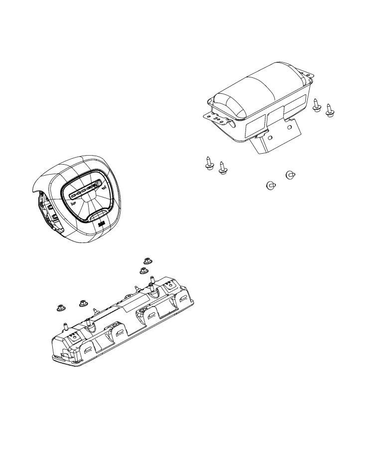 Diagram Air Bags, Front. for your 2010 Dodge Challenger   