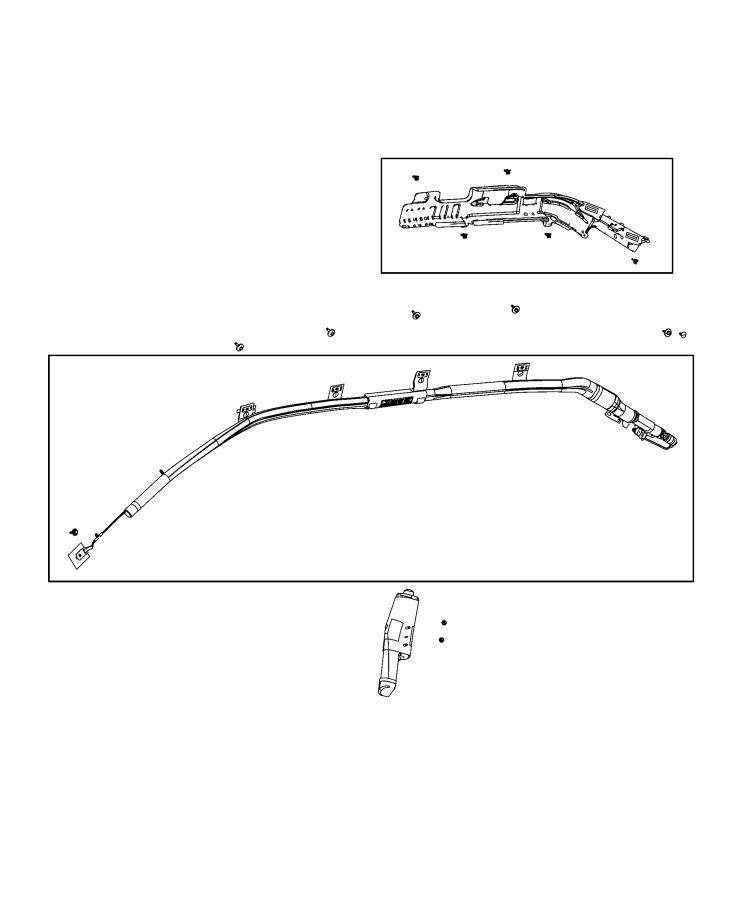 Diagram Air Bags, Side. for your 2000 Dodge Ram 3500   