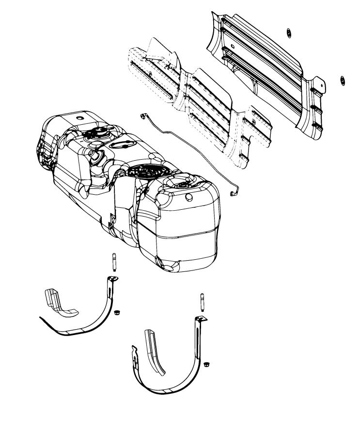 Diagram Fuel Tank and Related Parts. for your 2021 Dodge Challenger   