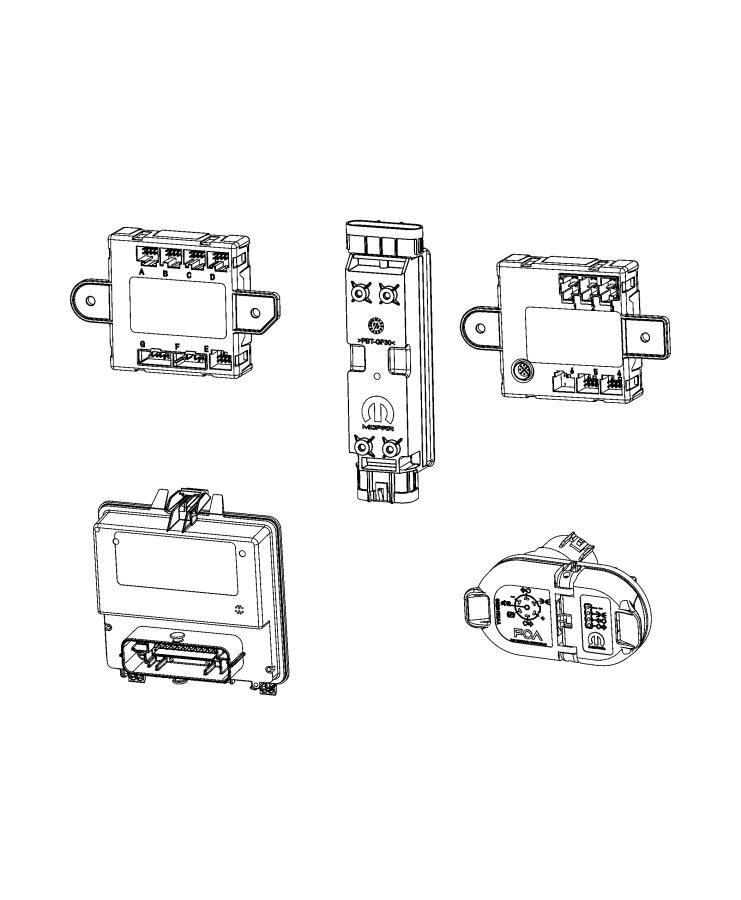 Diagram Modules, Body. for your 2011 Ram 3500   