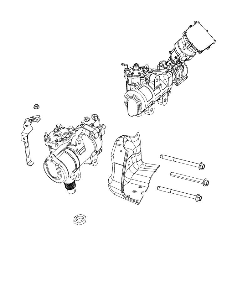 Diagram Steering Gear Box. for your 2003 Chrysler 300  M 