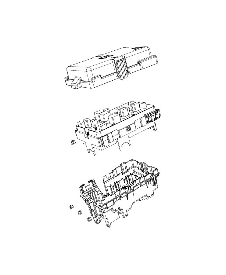 Diagram Modules, Engine Compartment. for your Chrysler