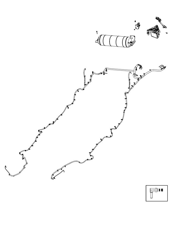 Quadra-Lift (TM) Air Suspension. Diagram