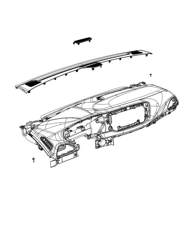 Diagram Instrument Panel and Structure. for your 2016 Chrysler 300 S 5.7L HEMI V8 