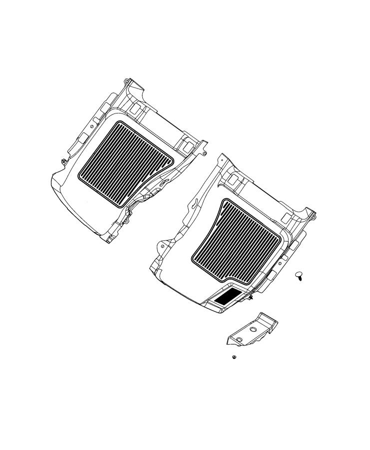 Diagram Carpet, Front. for your Chrysler 300  M