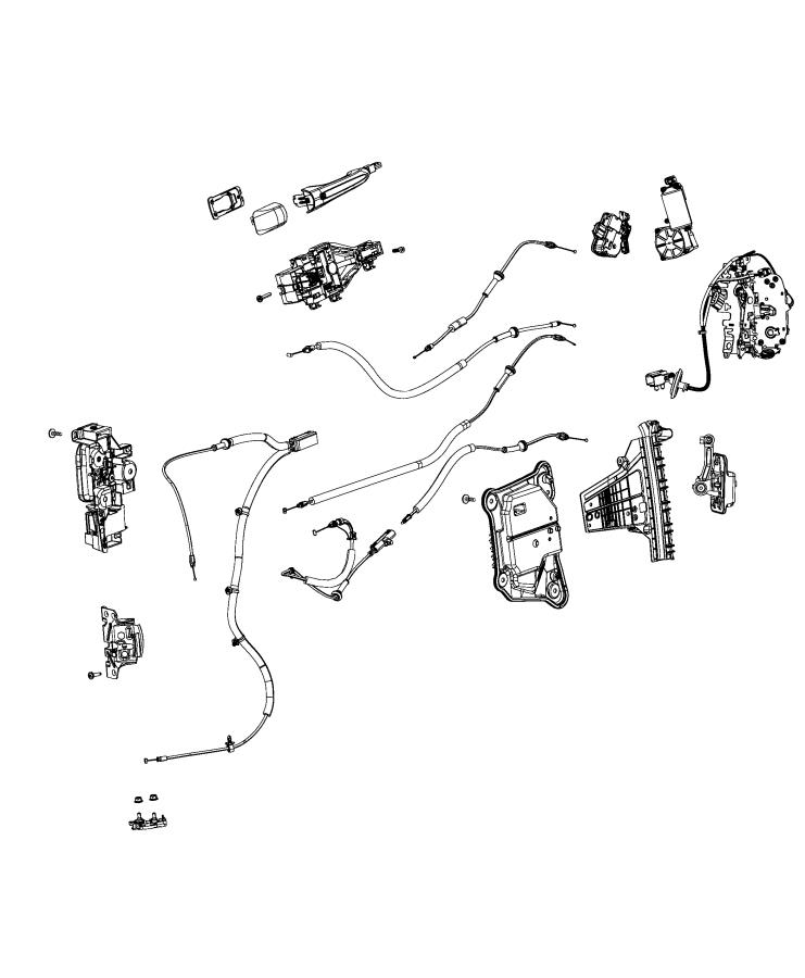 Diagram Sliding Door, Hardware Components. for your Chrysler