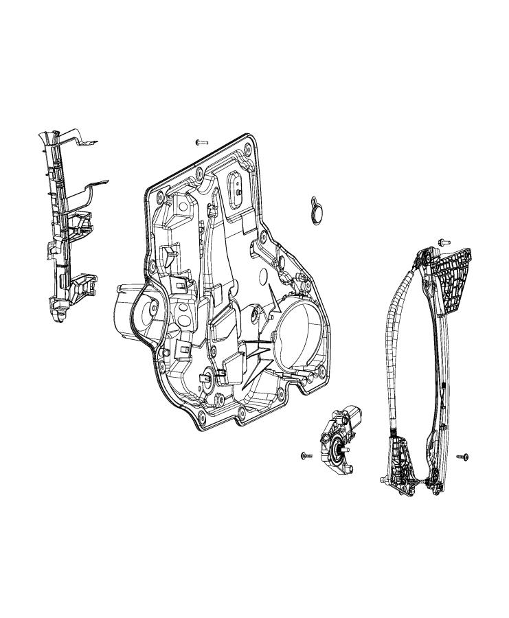 Diagram Sliding Door Regulator. for your Chrysler