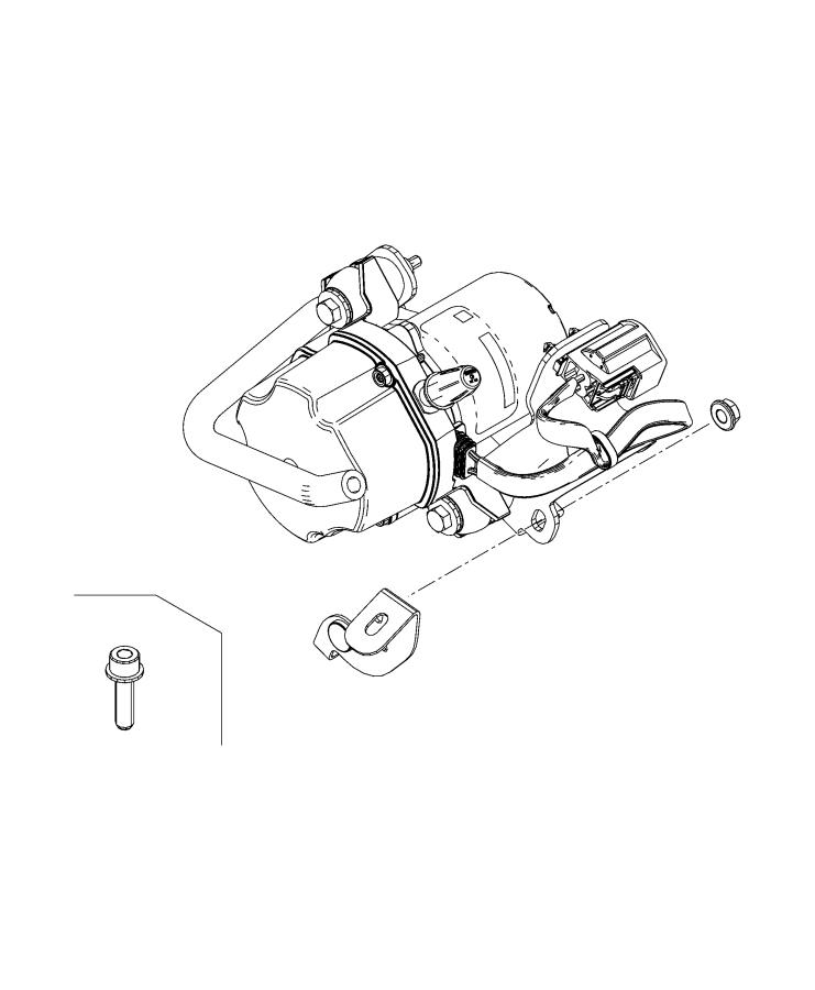 Diagram Pump, Vacuum Power Brake. for your Dodge