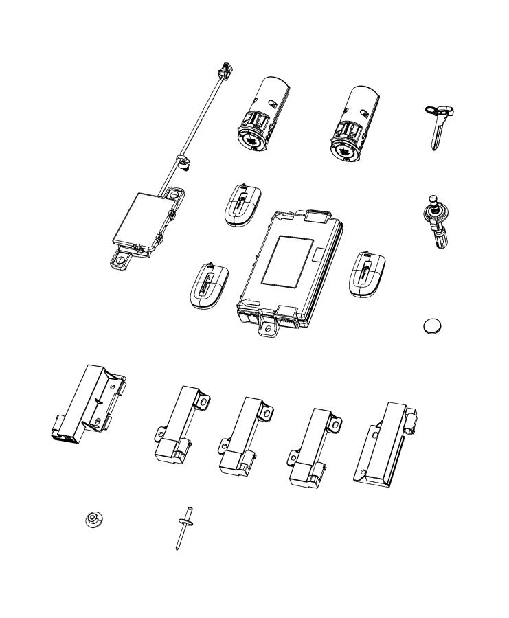 Diagram Modules, Body. for your 2001 Jeep Wrangler   