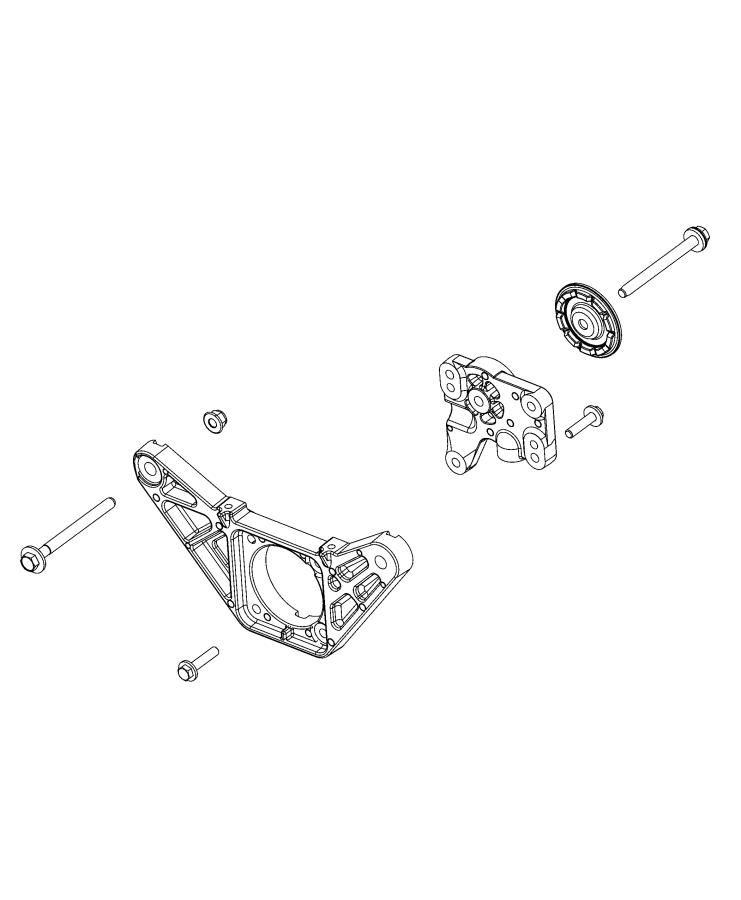 Diagram Axle Mounting, Rear. for your 2000 Chrysler 300  M 