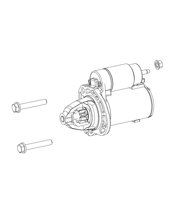 Diagram Starter and Related Parts. for your Chrysler