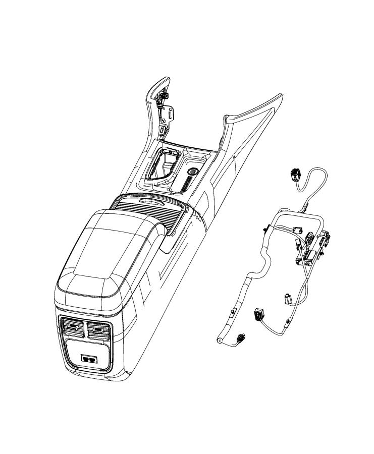 Full size assembly image of Wiring, Console. (1/1)