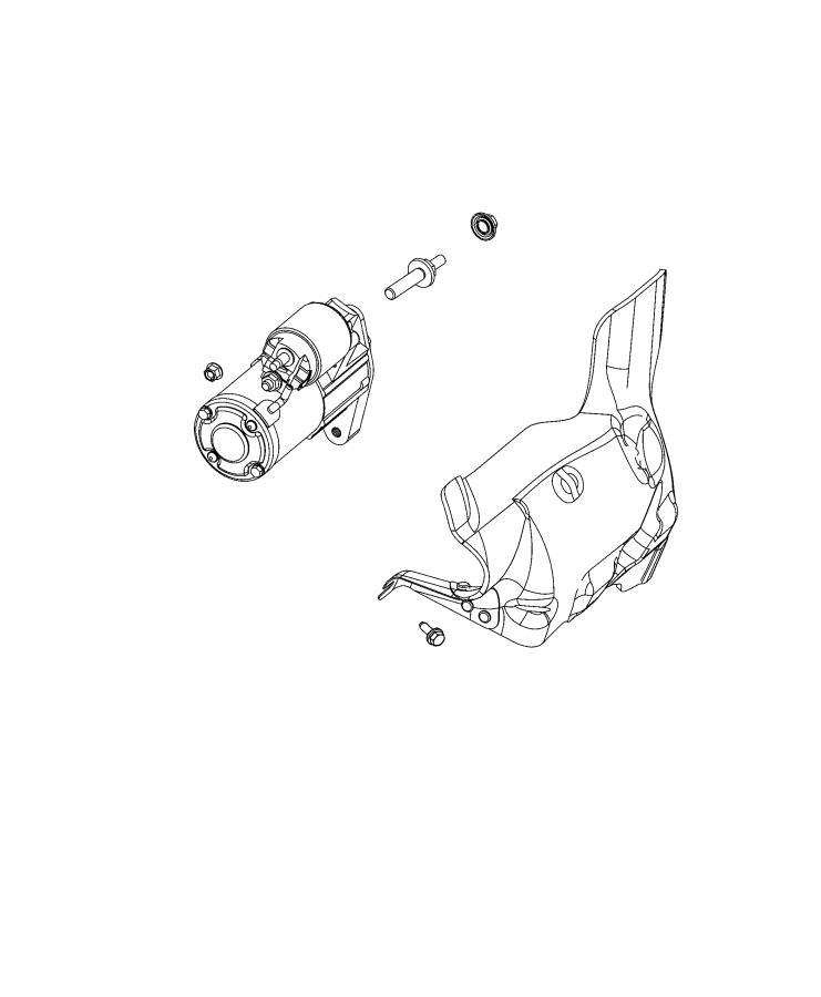 Diagram Starter and Related Parts. for your Dodge