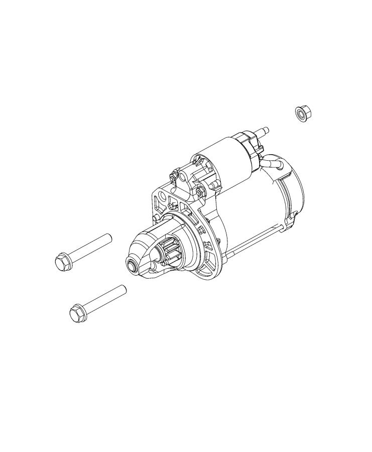 Starter and Related Parts. Diagram