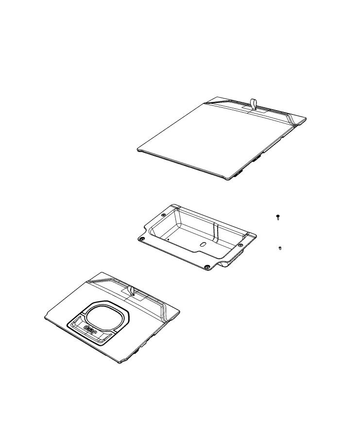 Diagram Load Floor. for your 2024 Jeep Wrangler Unlimited Rubicon 3.6L V6 A/T 4WD 