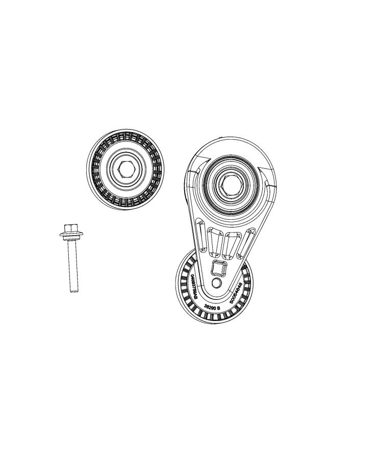 Diagram Pulleys and Related Parts. for your Dodge