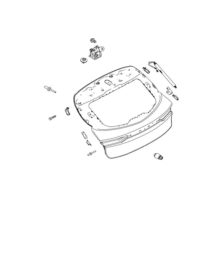 Diagram Liftgates. for your 2006 Jeep Grand Cherokee   