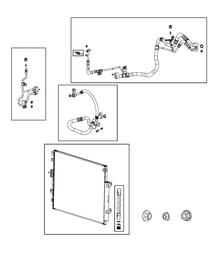 Diagram A/C Plumbing. for your 2023 Chrysler 300   