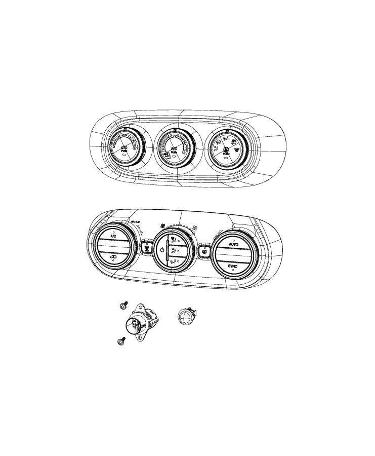 Diagram A/C and Heater Controls. for your Chrysler 300  M