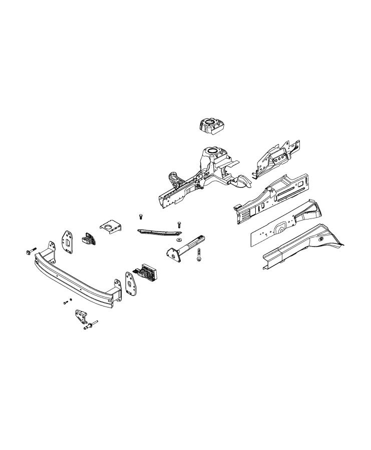 Diagram Frame, Front. for your Chrysler 300  M