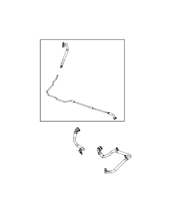 Diagram Coolant Tubes and Hoses. for your Chrysler