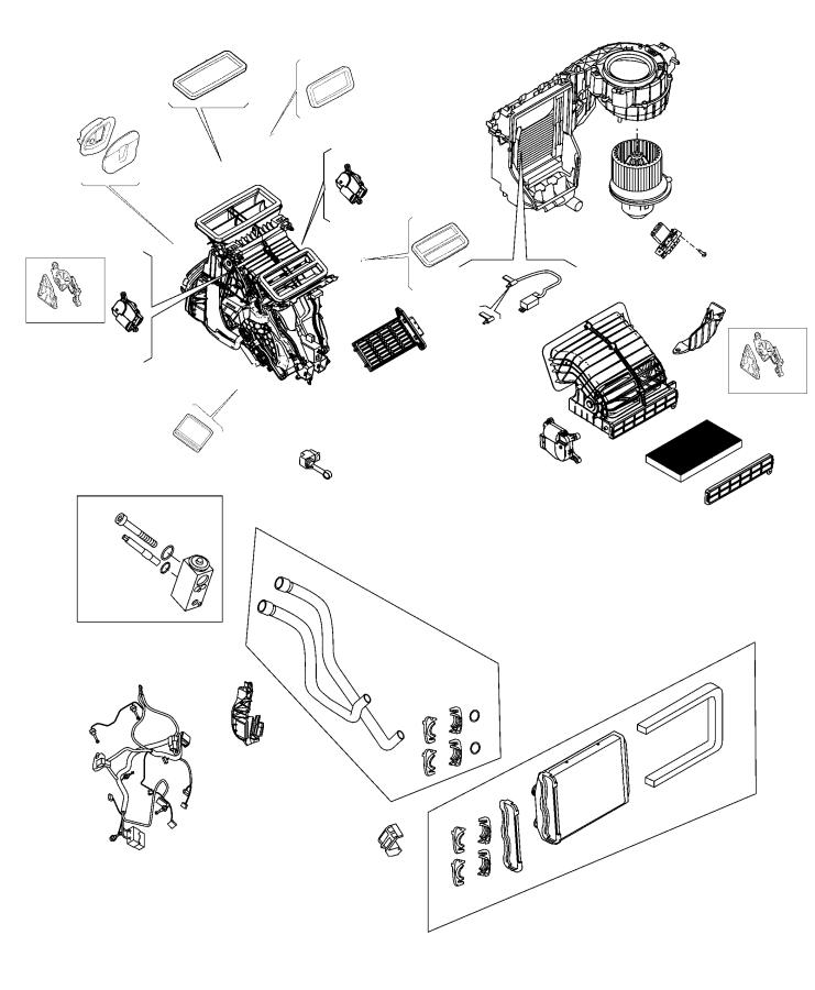 Diagram A/C and Heater Unit. for your 2000 Chrysler 300  M 