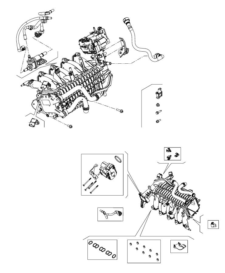 Diagram Intake Manifold. for your 2003 Chrysler 300  M 