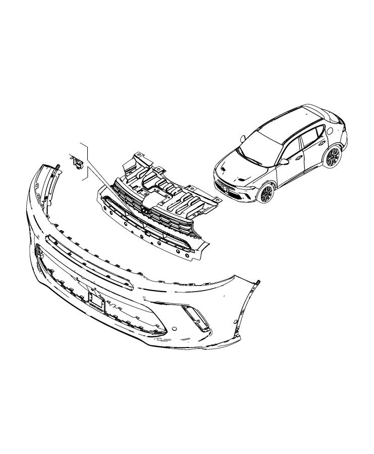 Diagram Grilles. for your 2024 Jeep Wrangler   