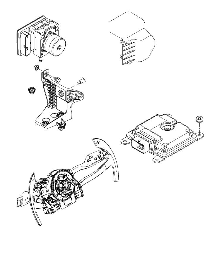 Modules, Brakes, Suspension and Steering. Diagram