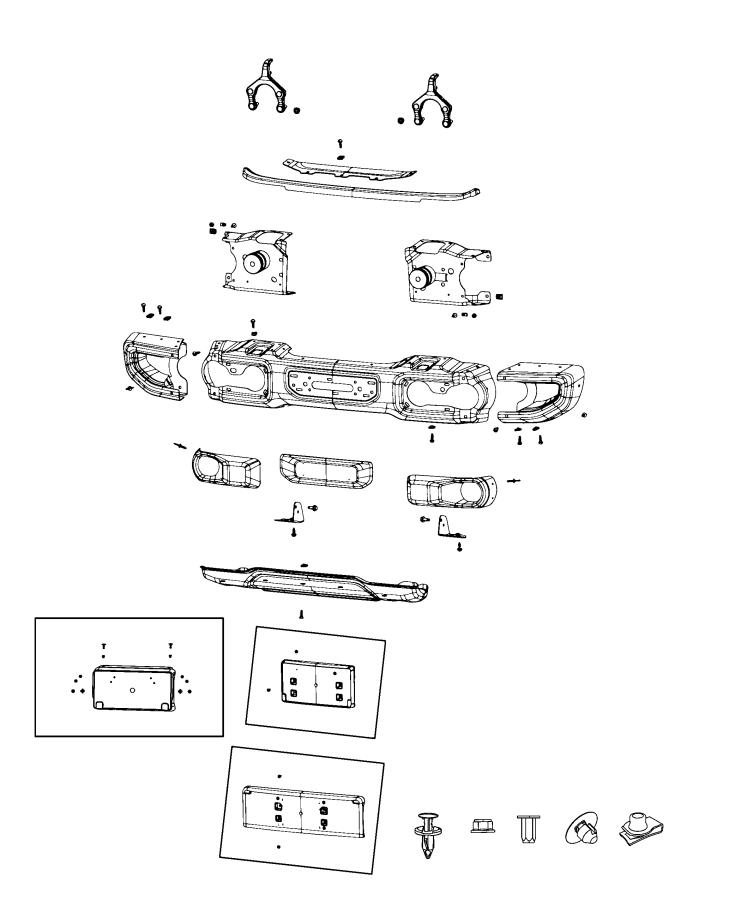 Bumper, Front. Diagram