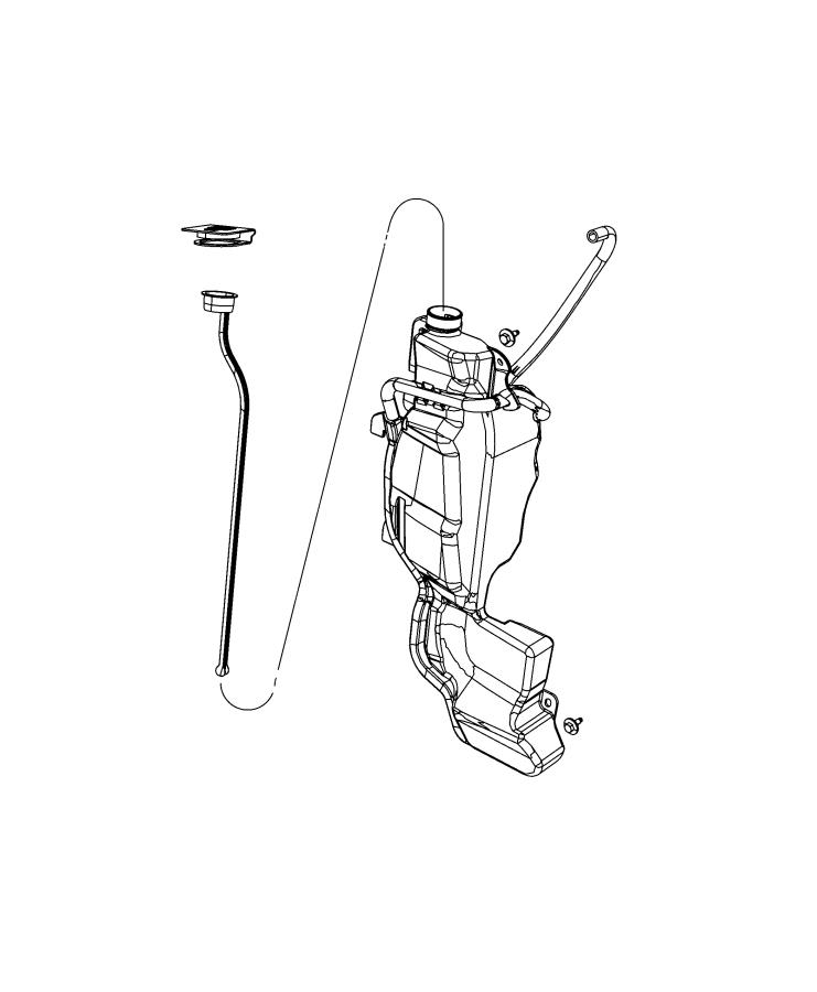 Diagram Coolant Recovery Bottle. for your 2001 Chrysler 300  M 