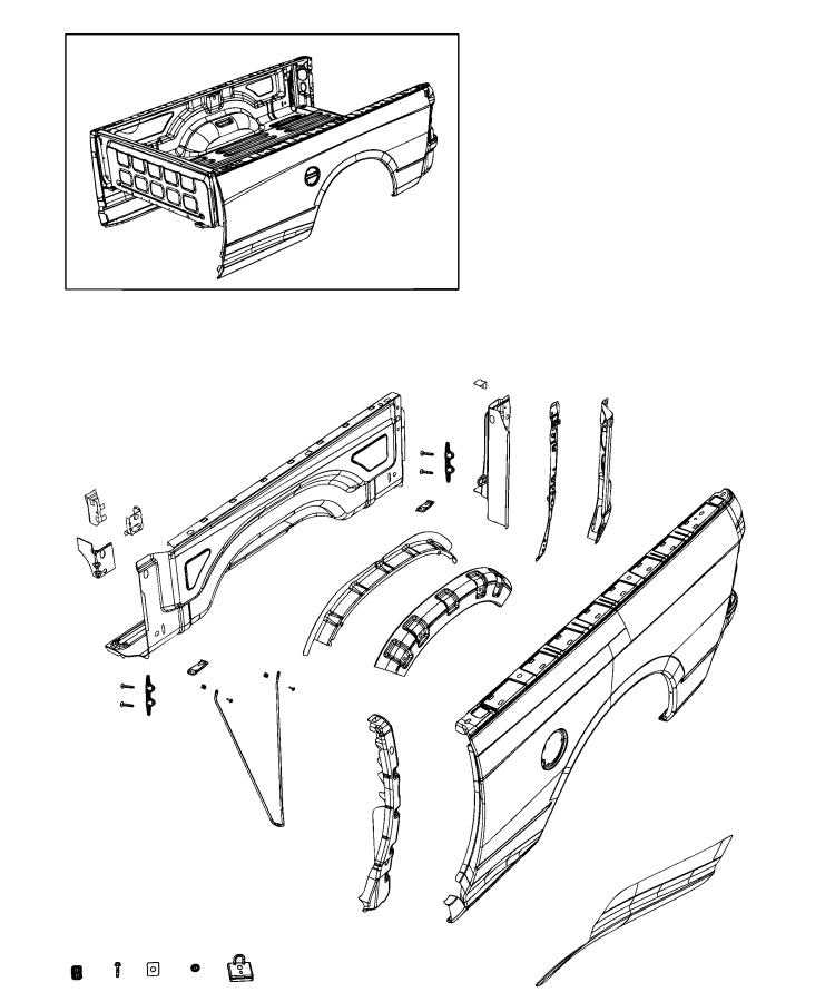 Diagram Pickup Box. for your Ram 3500  