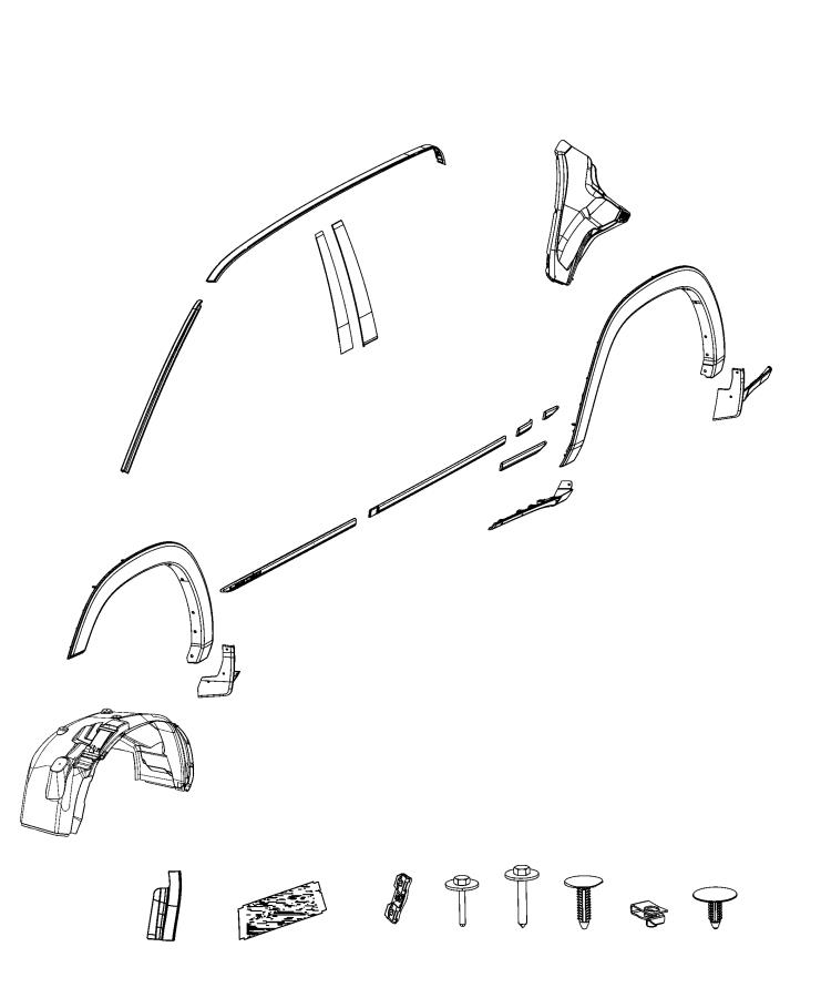 Diagram Exterior Ornamentation. for your Ram 3500  