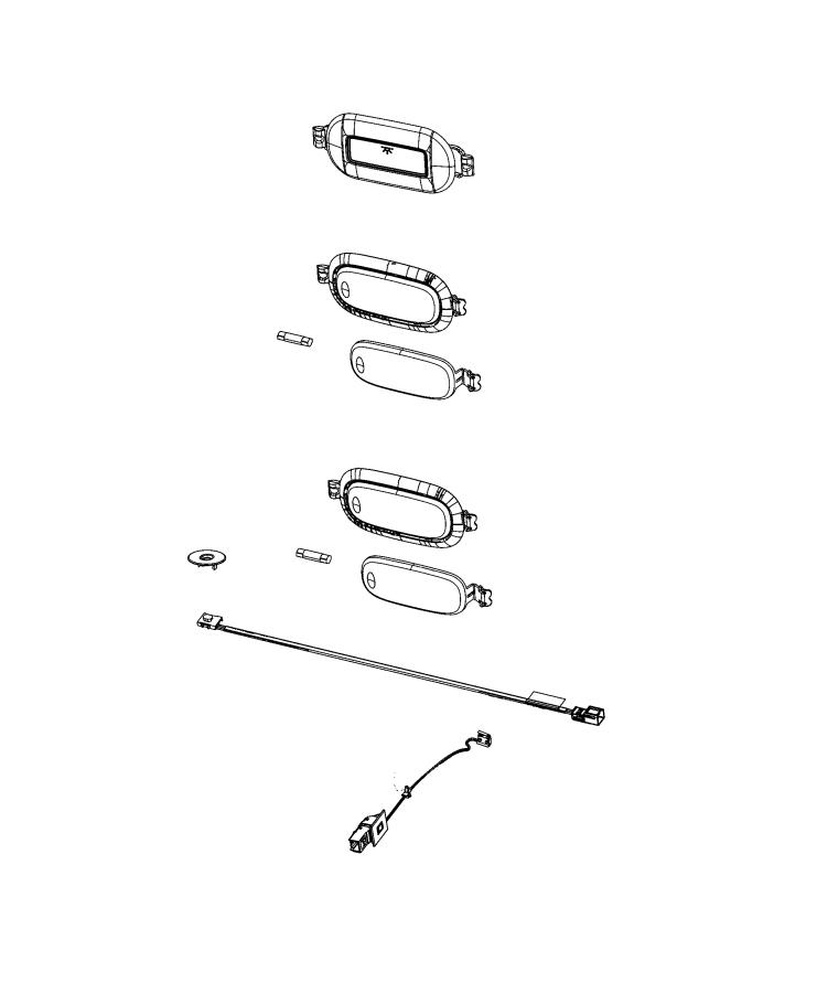 Diagram LAMPS, INTERIOR. for your 2024 Ram 3500   