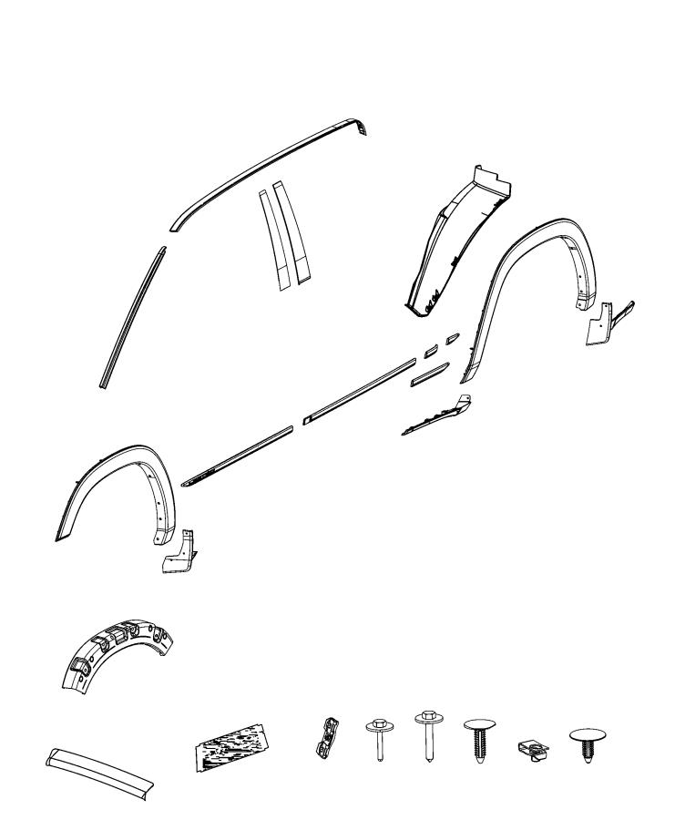 Diagram Exterior Ornamentation. for your 2024 Ram 2500   